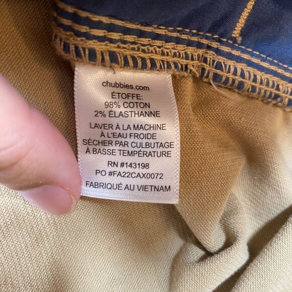 Chubbies Mens Corduroy Button-Up Jacket Beige Size Large - Picture 6 of 14